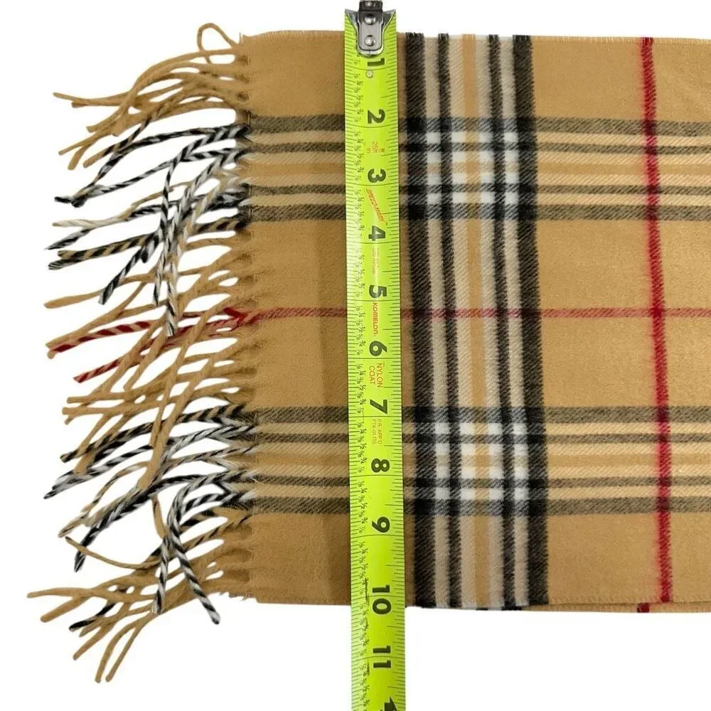 Cashmink Nova Check Pattern Scarf NWT